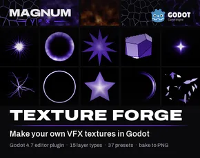 Magnum Texture Forge, a VFX texture generator for Godot